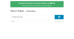 Desktop Screenshot of generatorek.cz