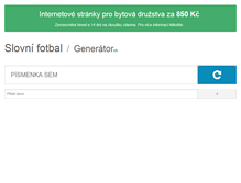 Tablet Screenshot of generatorek.cz